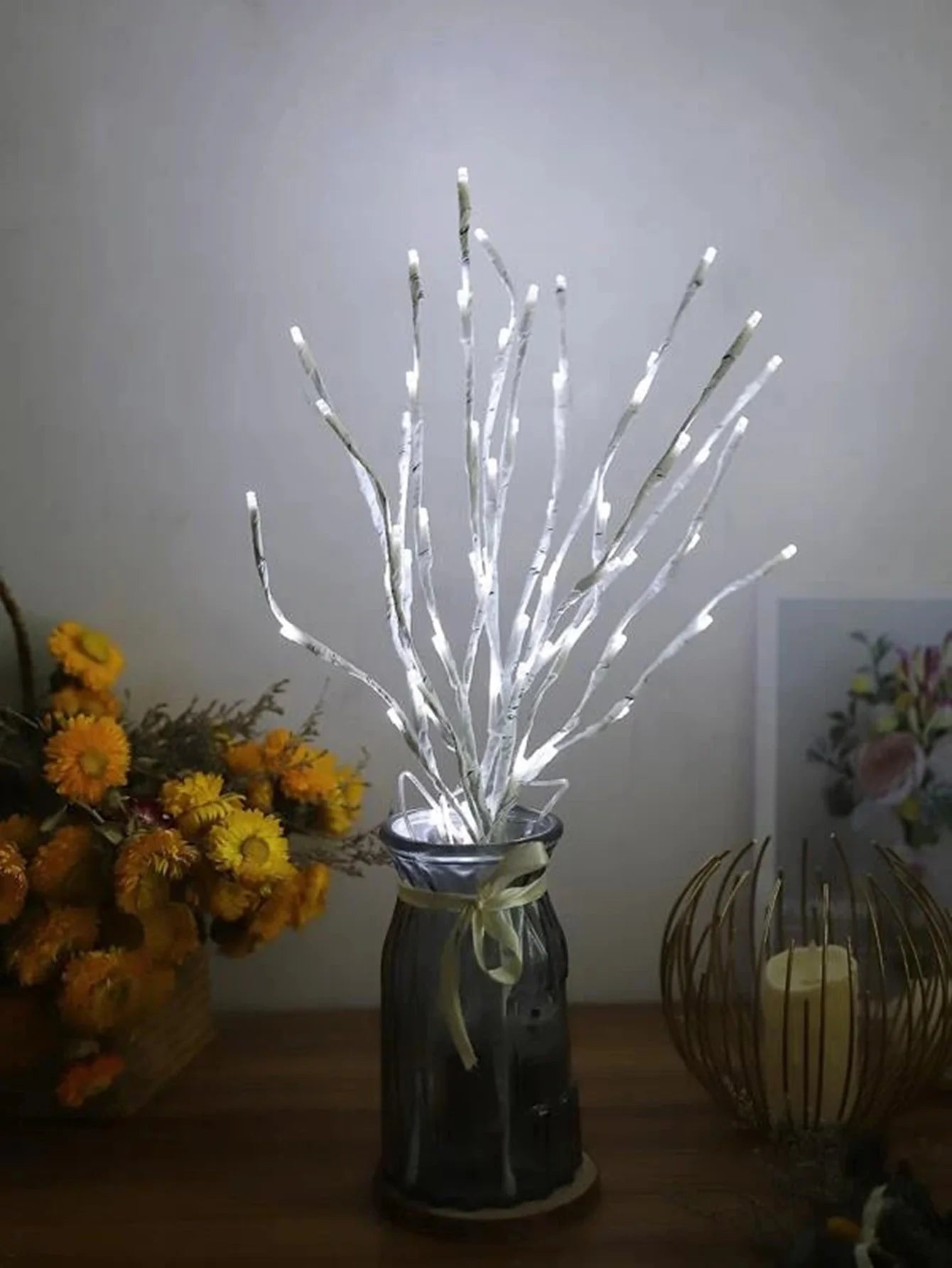 1 PC White Birch Branch Light LED Festive Lights