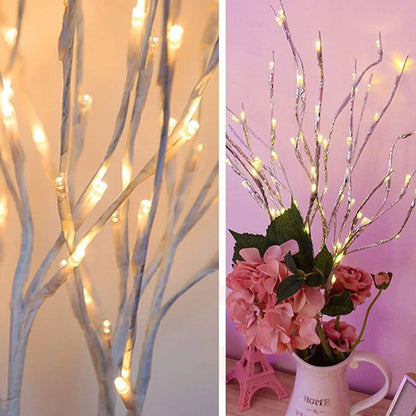 1 PC White Birch Branch Light LED Festive Lights